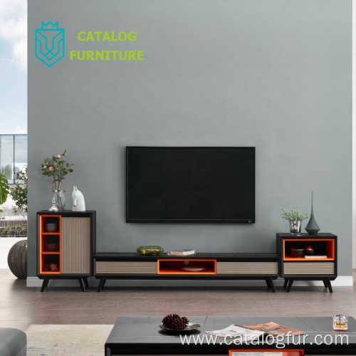 MDF universal stand for TV's up to 64''flat screen living room storage shelves.